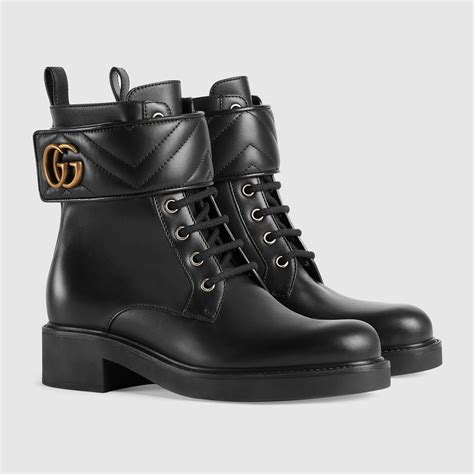 gucci ankle boots double g|Gucci print thigh high boots.